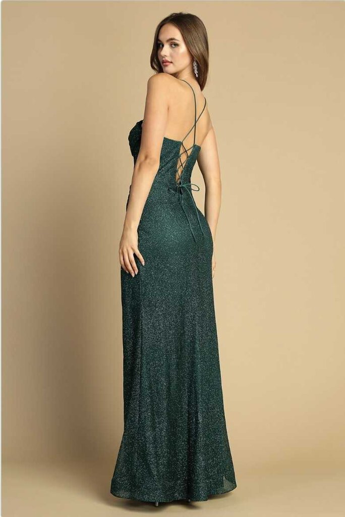 Glittery Fit & Flare Gown