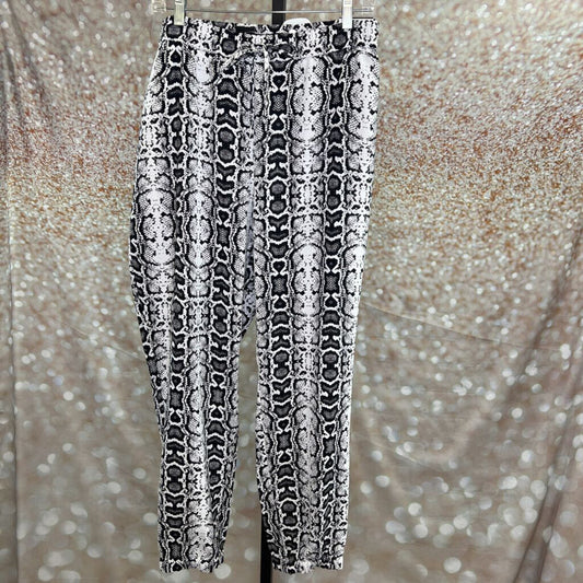 Express NEW Snakeprint High Rise Ankle Pants