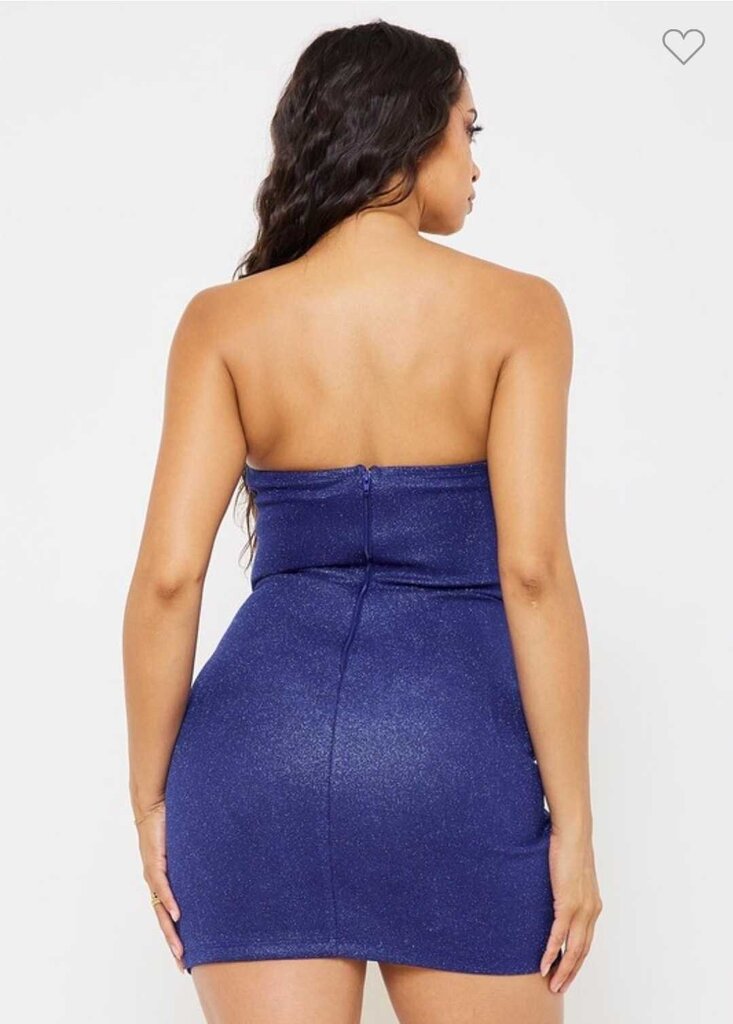 Bonded Mesh Sherri Shine Pleated Mini Dress