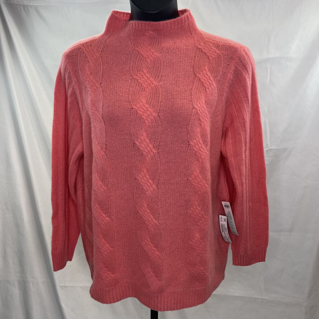 NWT Pullover Sweater Cashmere Cable