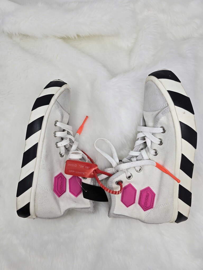 Off-White High Top Tennis Shoes