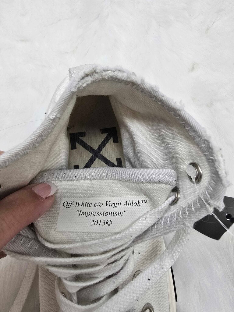 Off-White High Top Tennis Shoes