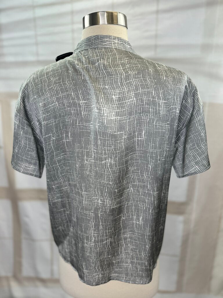 NWT Silk Cotton Button Shirt
