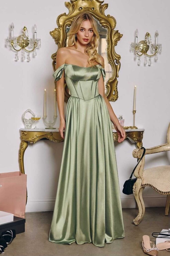 A-line gown