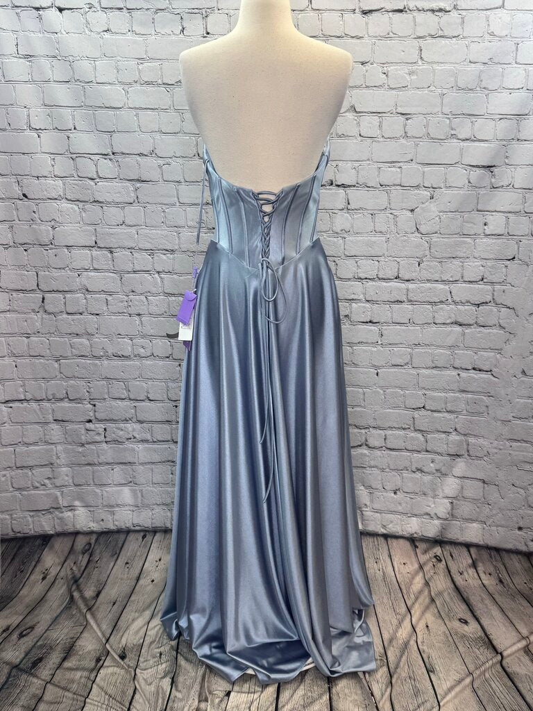 A-line corset gown