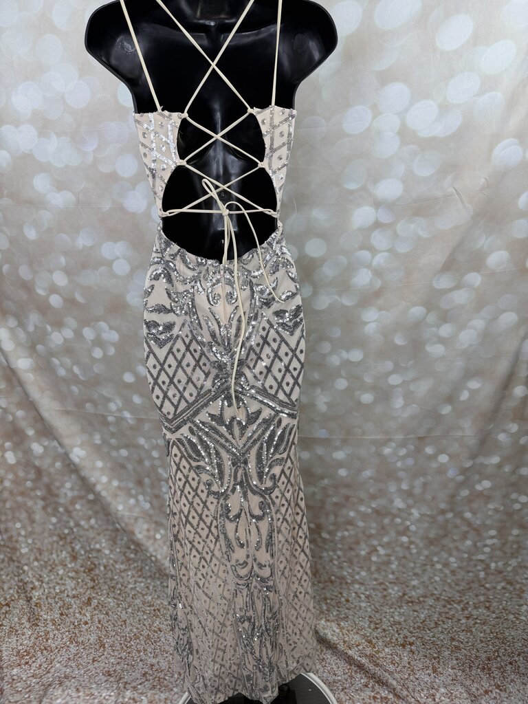 Sequin Strappy Back Dress