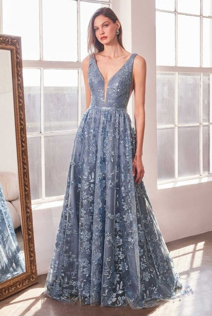 A-line gown