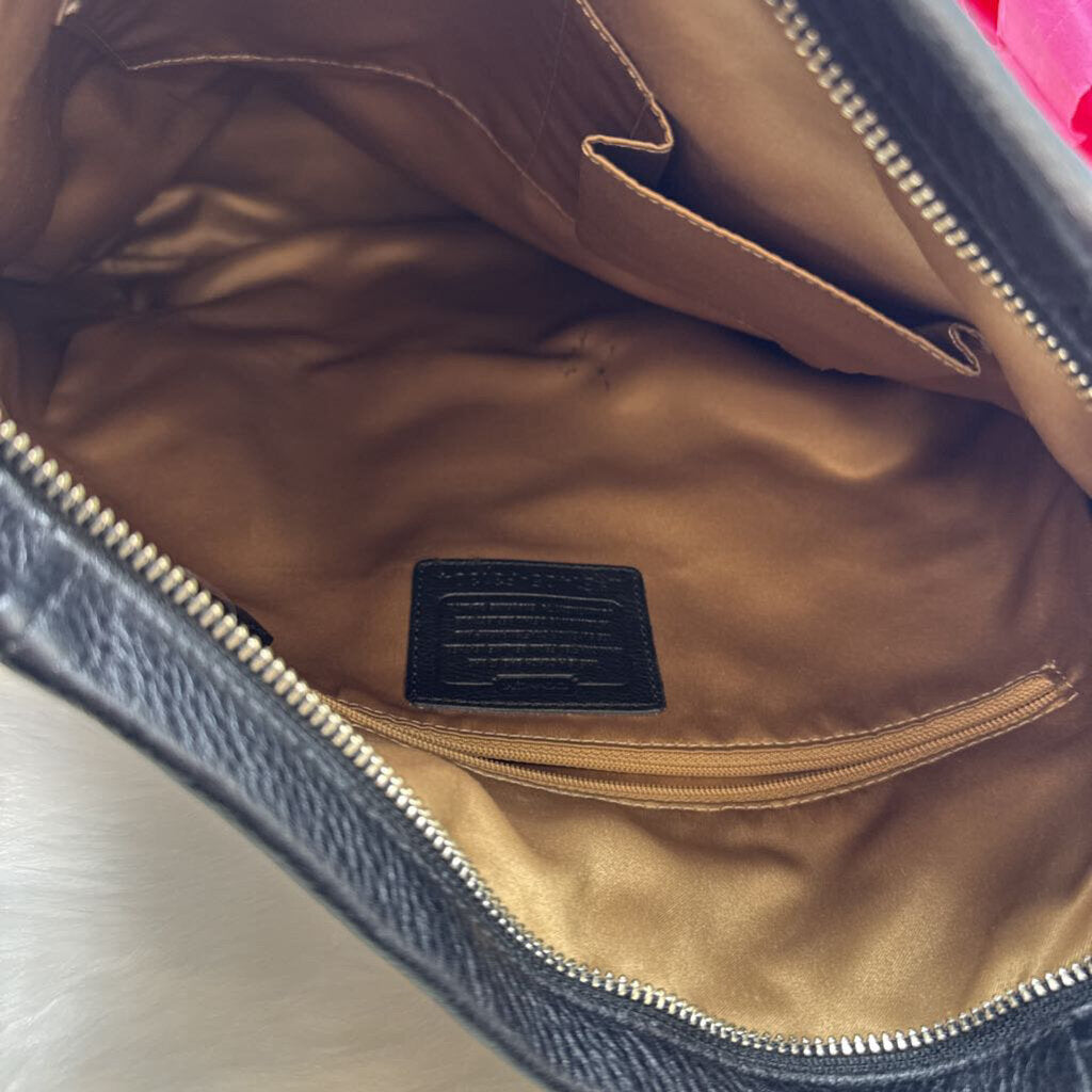 Leather Two-Tone Tote