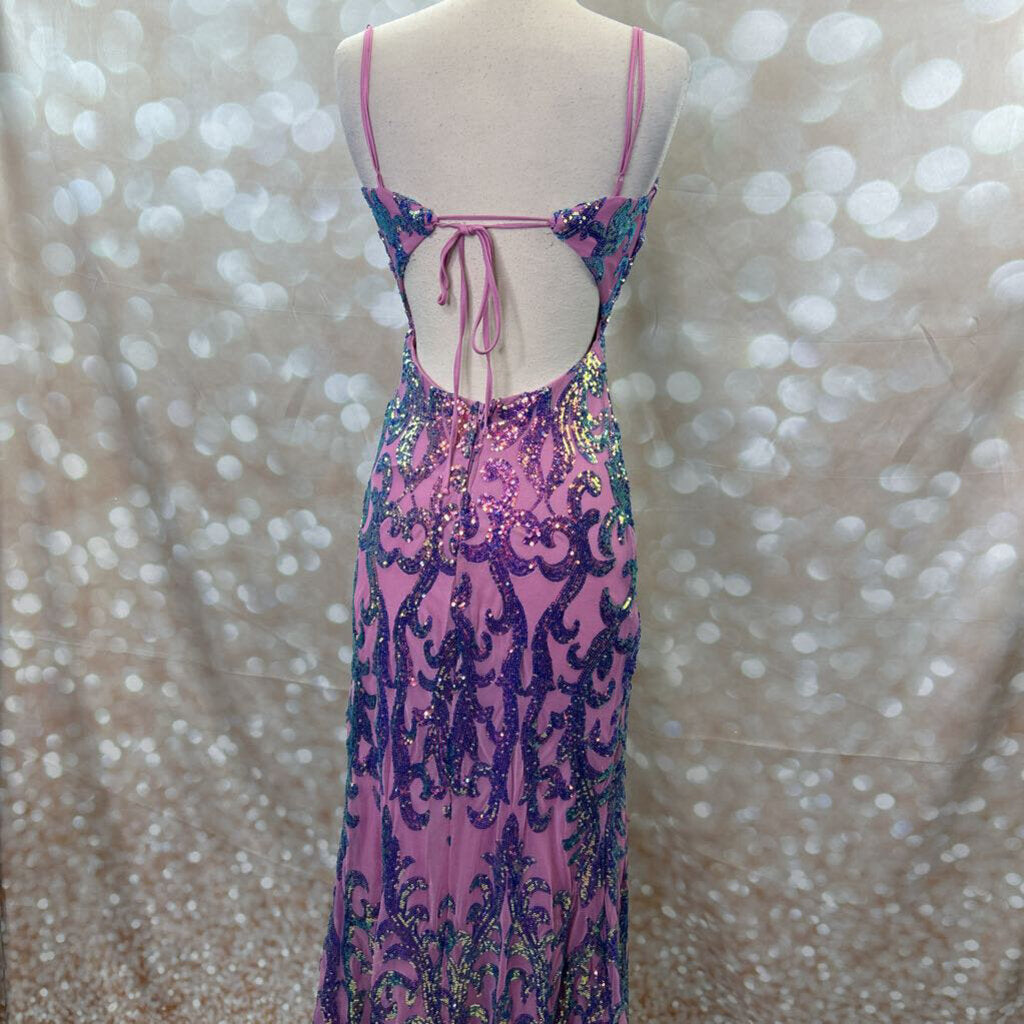 sparkly long straight