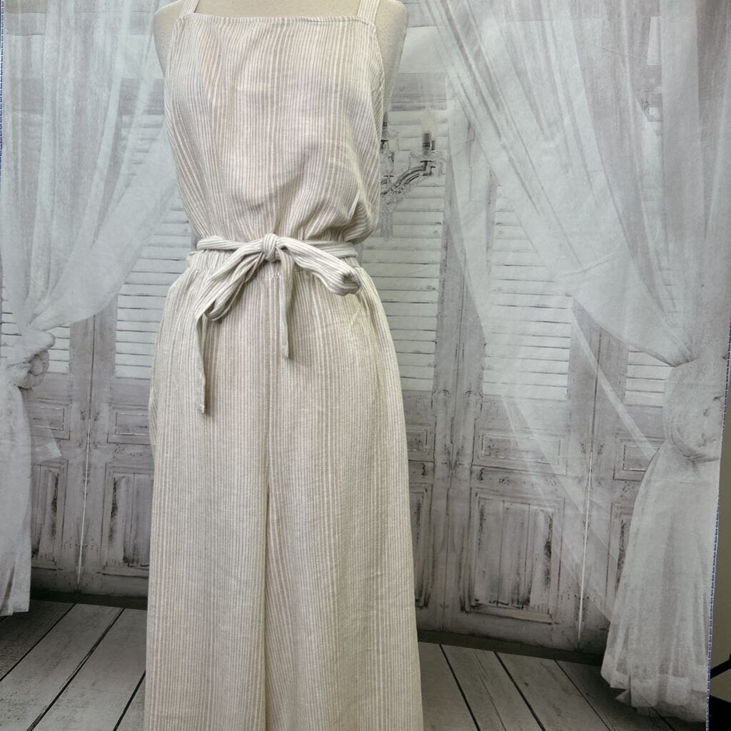 striped jumpsuit NWT