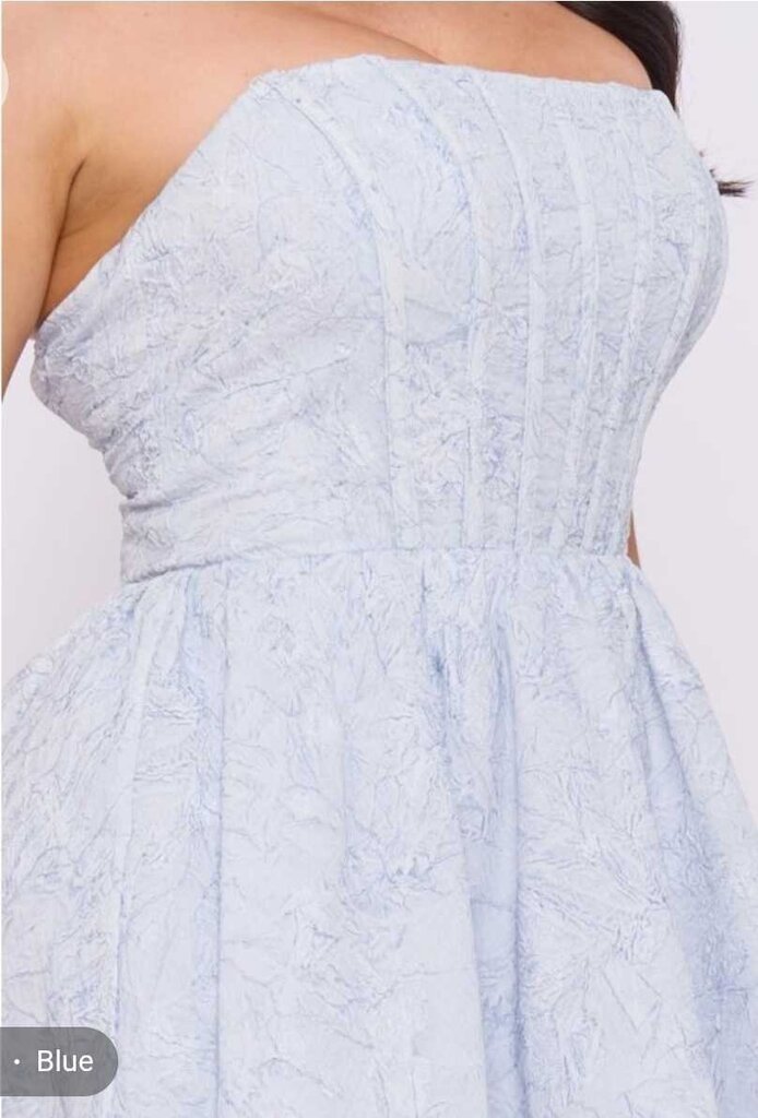 Strapless Flare Mini Dress