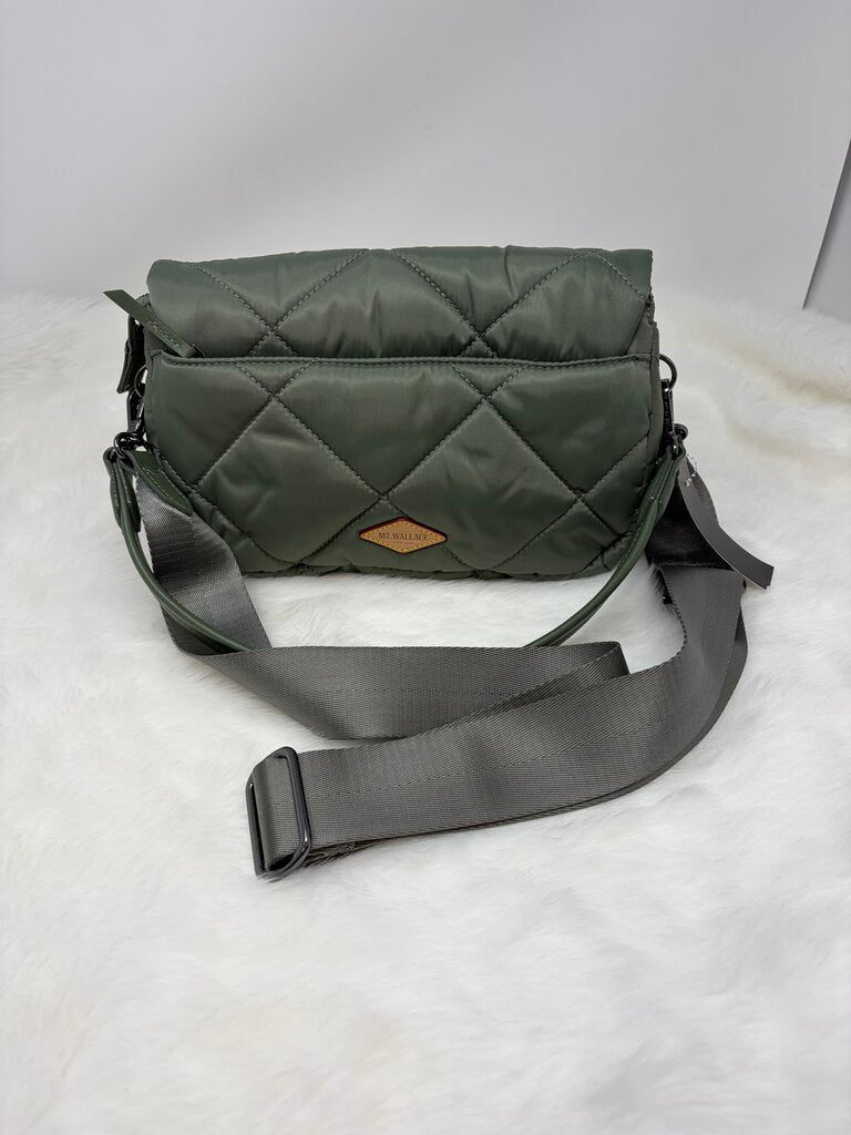 Madison quilted nylon crossbody