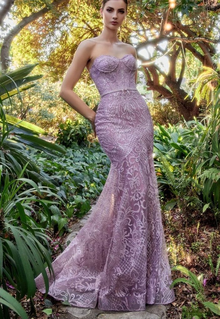 Ladivine strapless mermaid dress