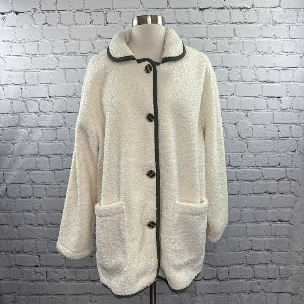 Sherpa Button Up Jacket