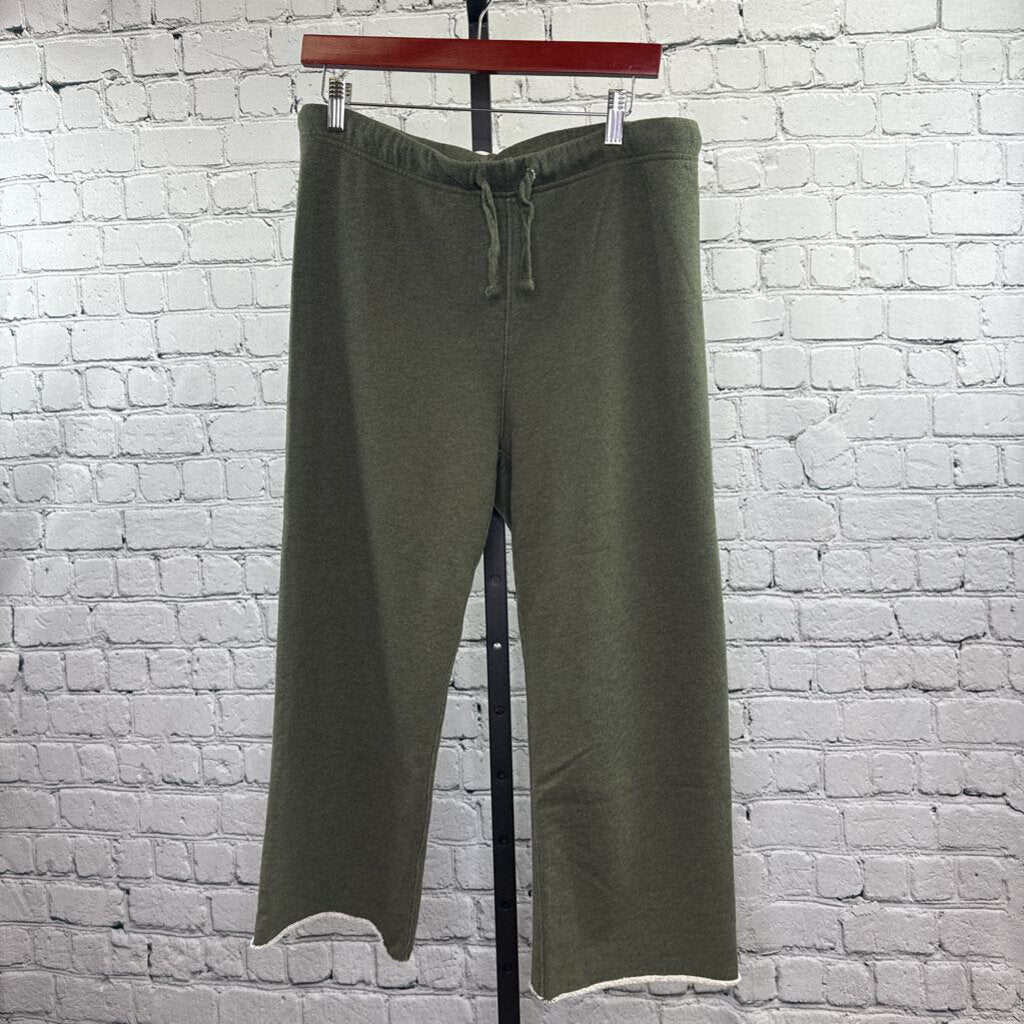 Drawstring Crop Lounge Pants