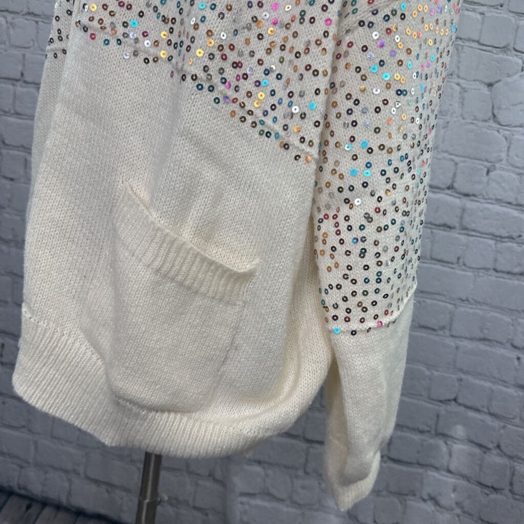 NWT Sequin Knit Sweater