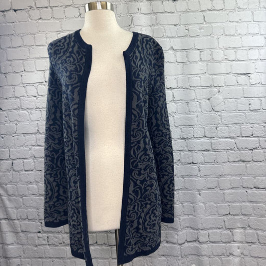 Patterned Fuzz Cardigan