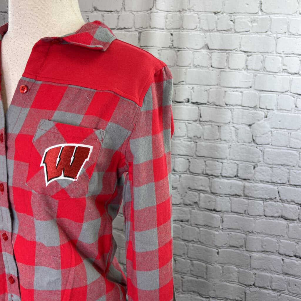 WI Badgers NWT Flannel