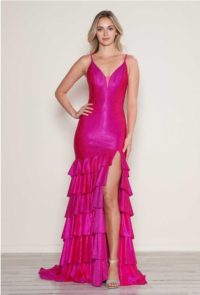 Hot Stone Prom Dress