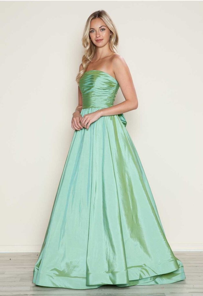 Taffeta Bow Gown