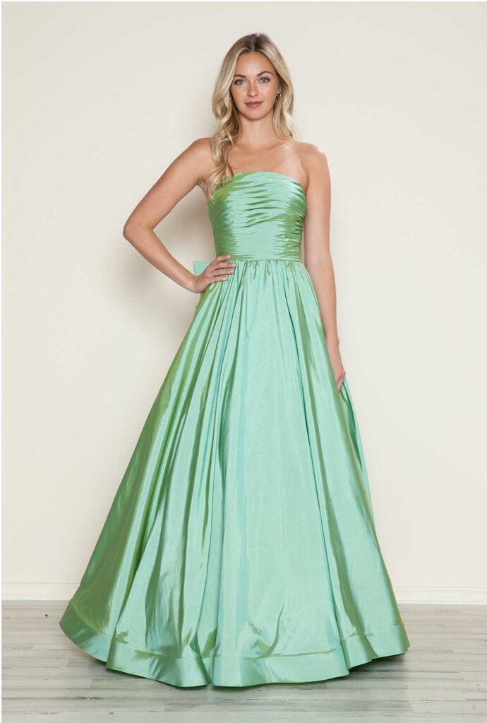 Taffeta Bow Gown