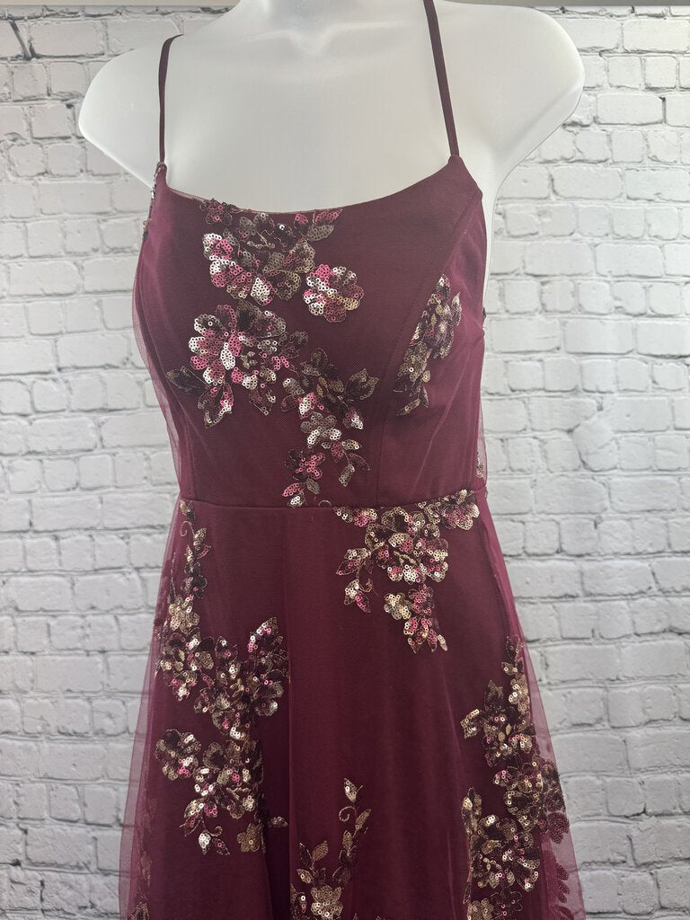 A-Line Floral sequin