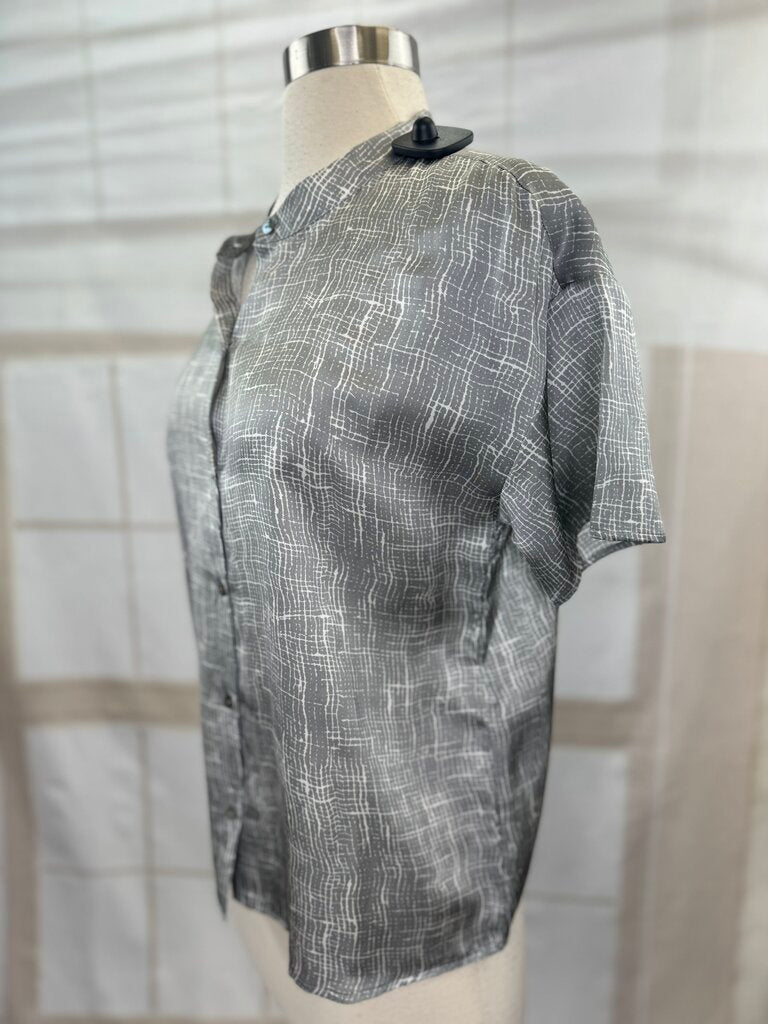 NWT Silk Cotton Button Shirt