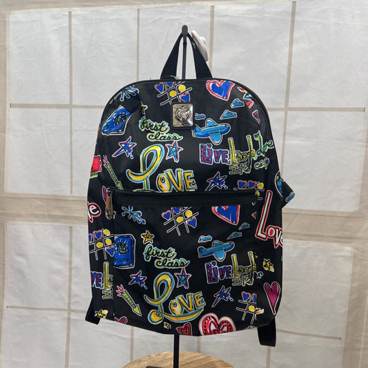 Love Scribble Happy Trails Backpack w/ Pouch