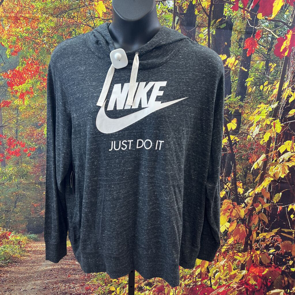 Nike NWT Speckled Lightweight Pullover Snood Sweatshirt Women's Plus Size 3X