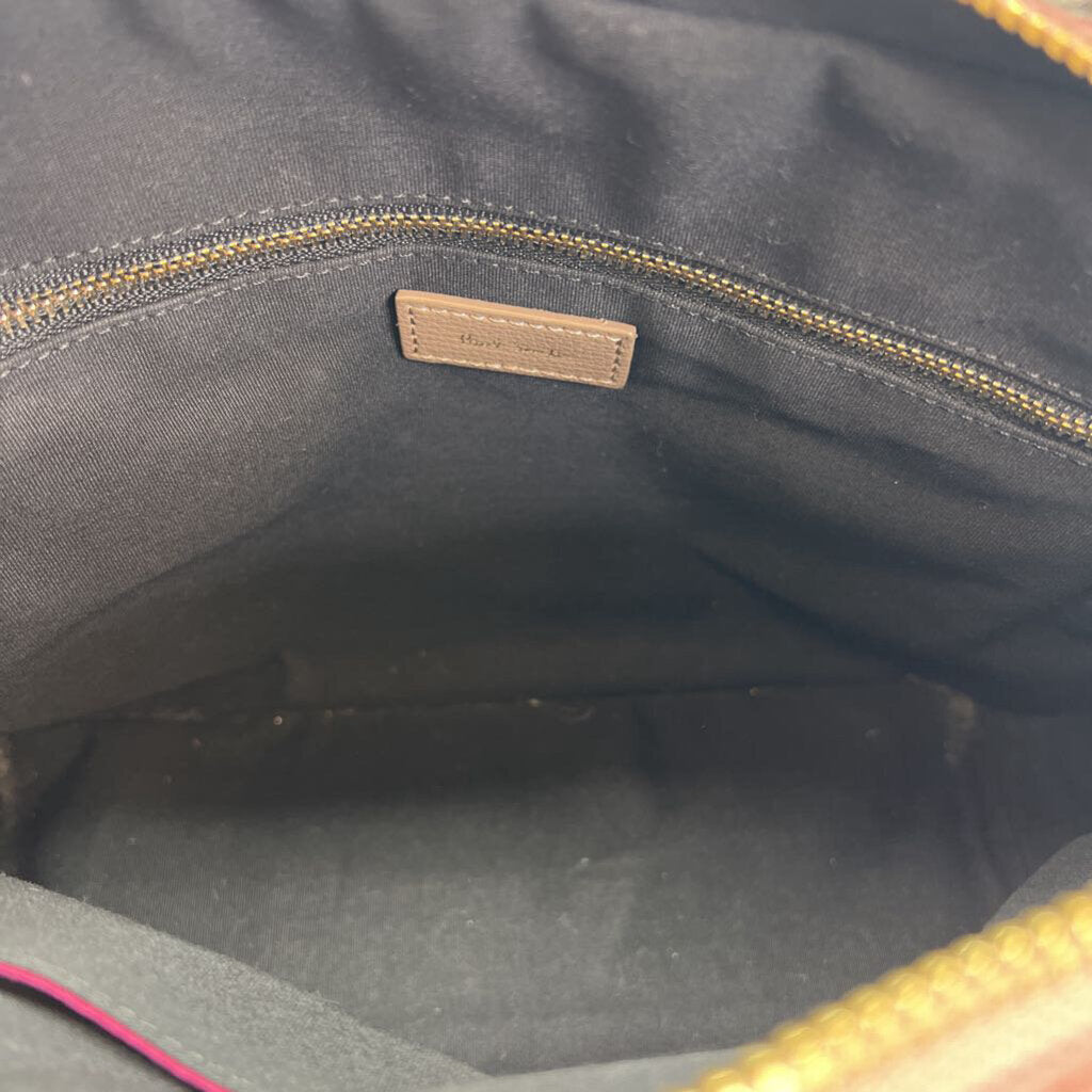 Paul Smith Leather Dome Satchel Bag With Crossbody Strap