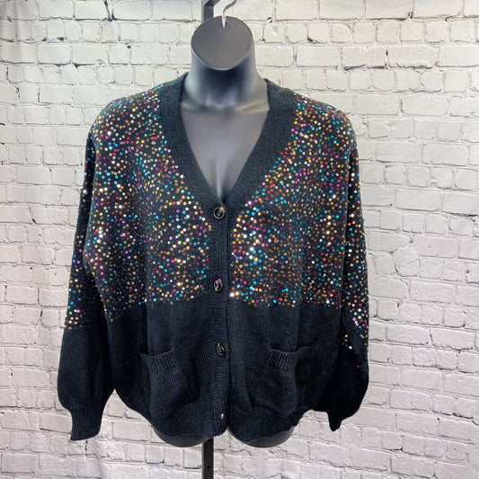 143 Story NWT Sequin Top Cardigan Women's Size 2X