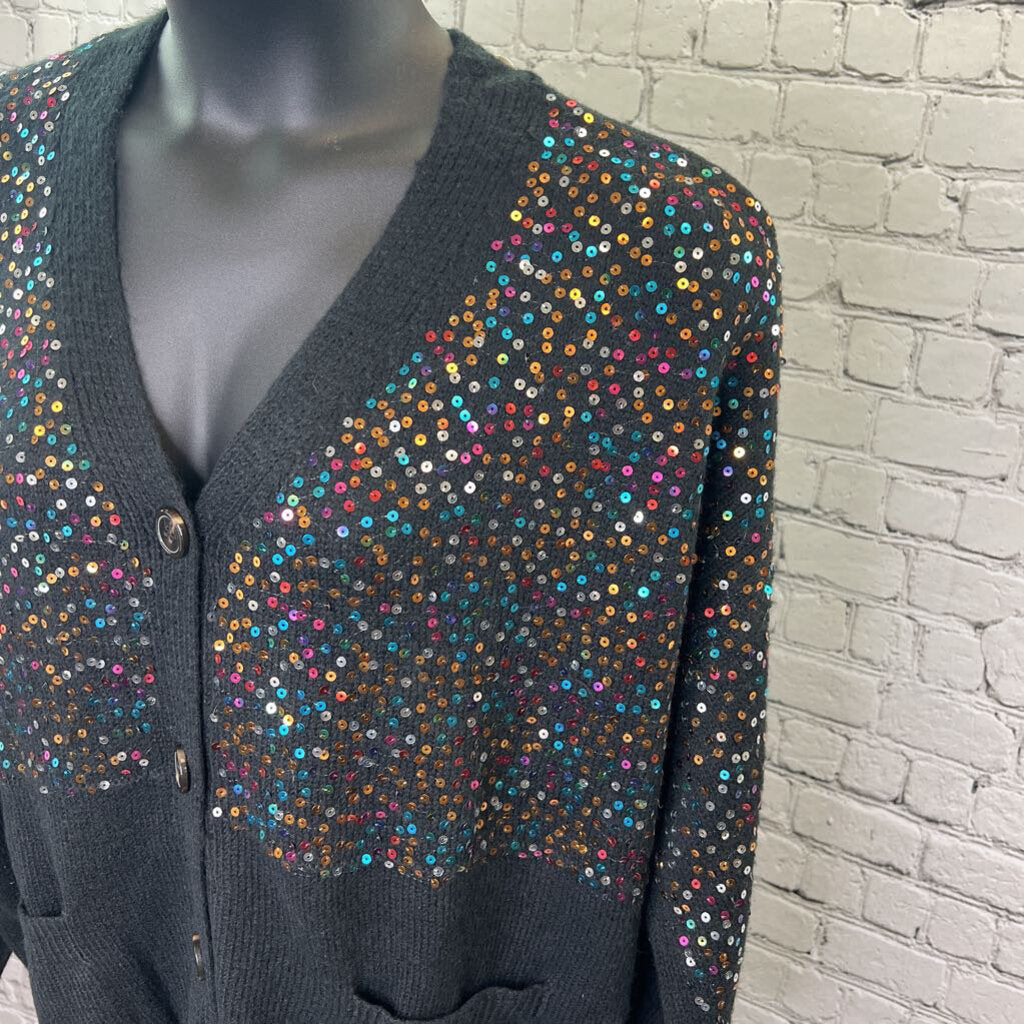 143 Story NWT Sequin Top Cardigan Women's Size 2X