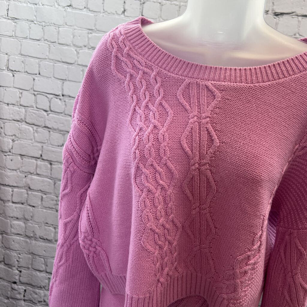 2pc Knit Sweater Set Skirt