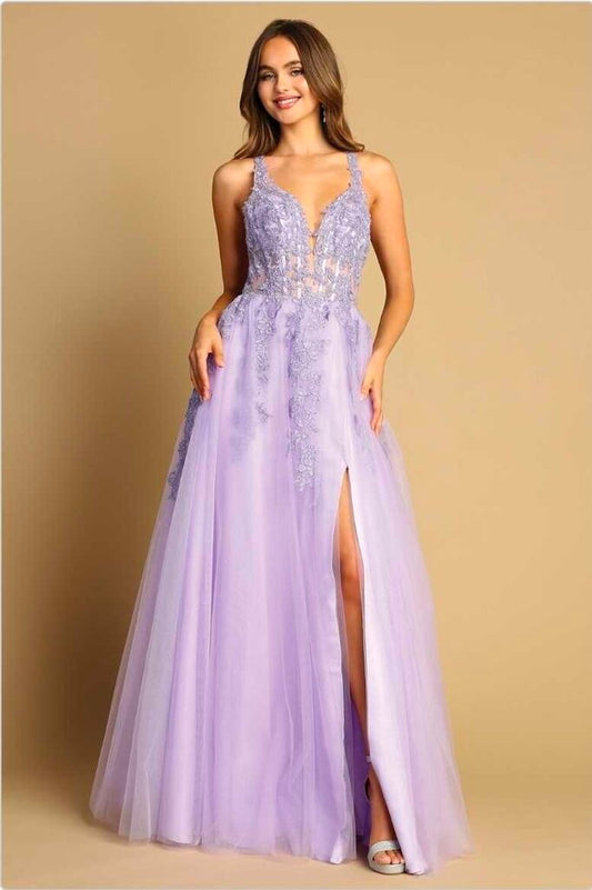 A-line gown