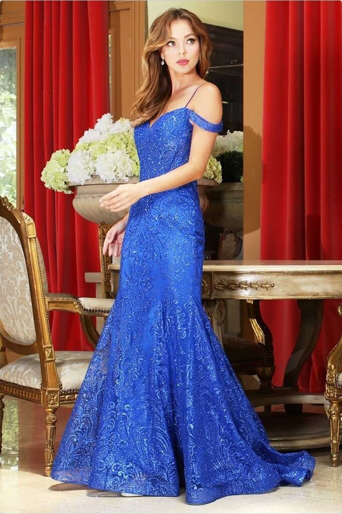 off the shoulder gown