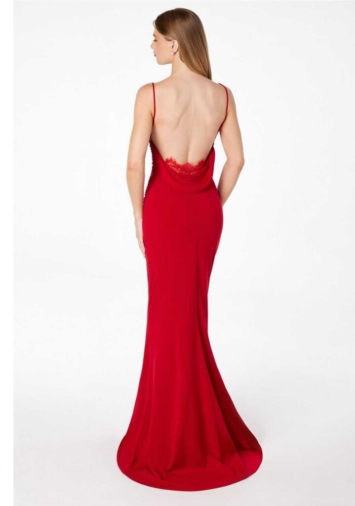 Fitted low back gown