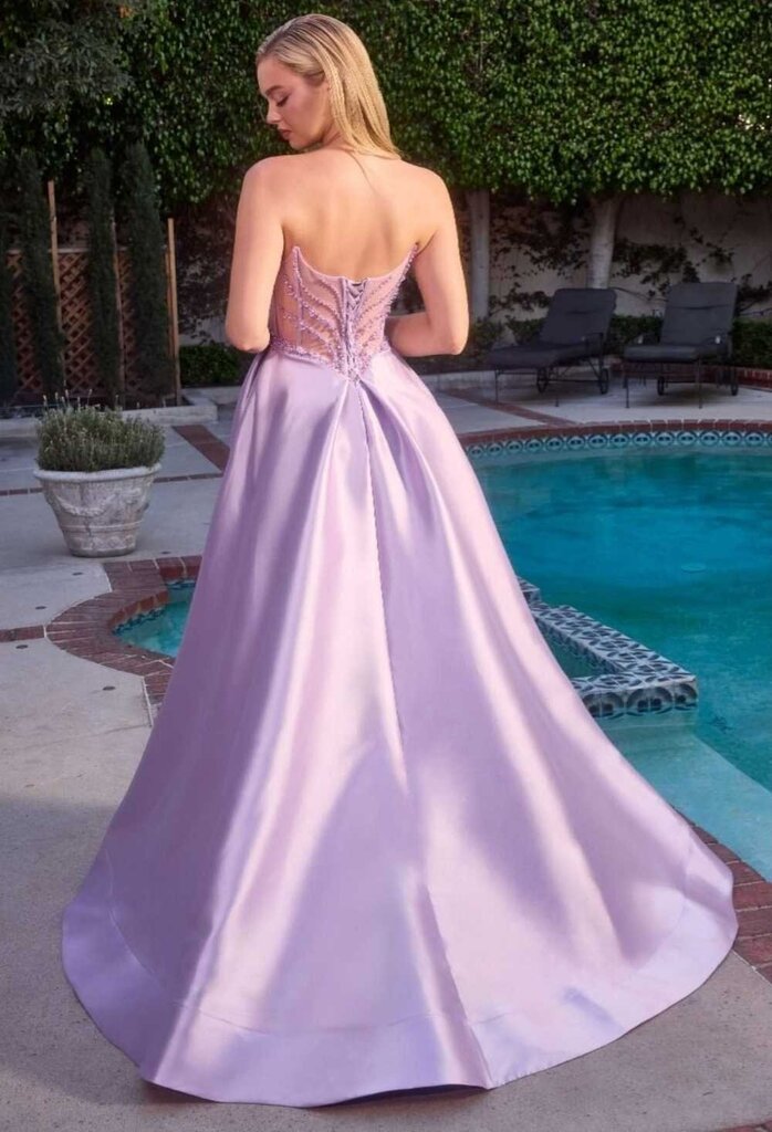 A-line gown