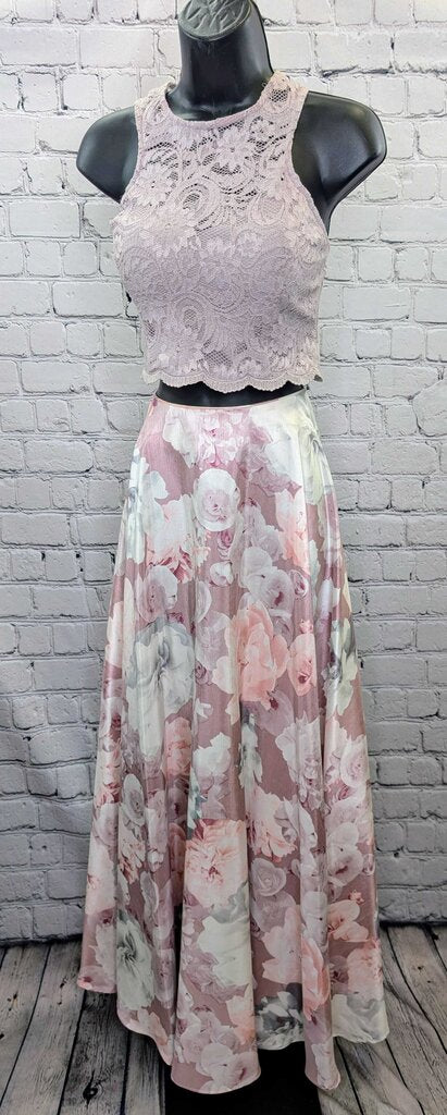 2pc Gown Floral