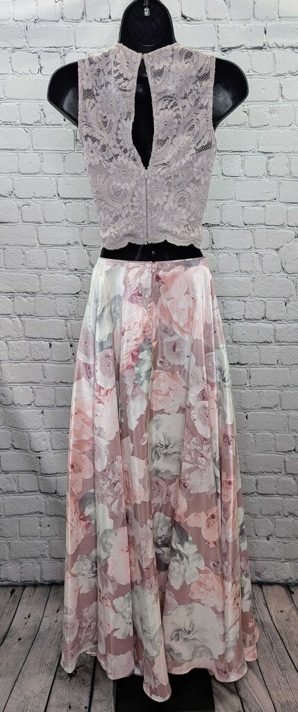 2pc Gown Floral