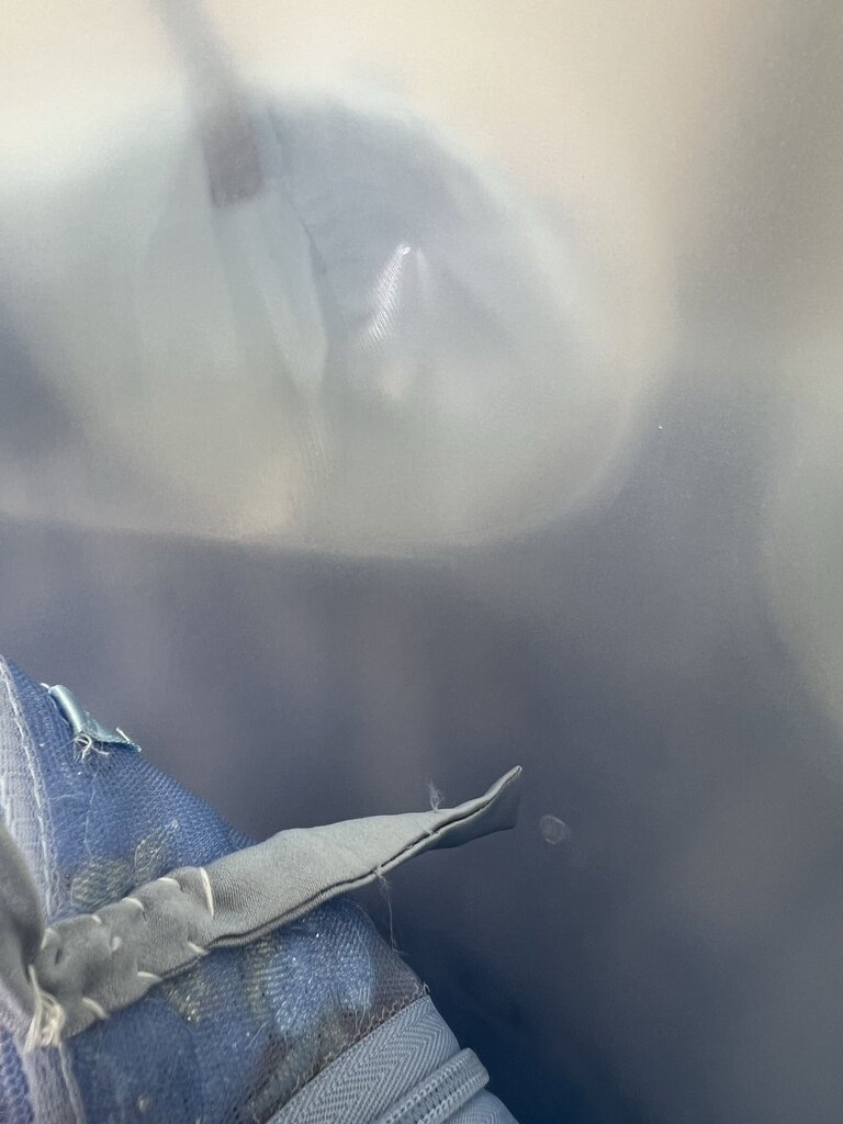 Edith's Light Blue Floral Applique PROM Dress Size M?