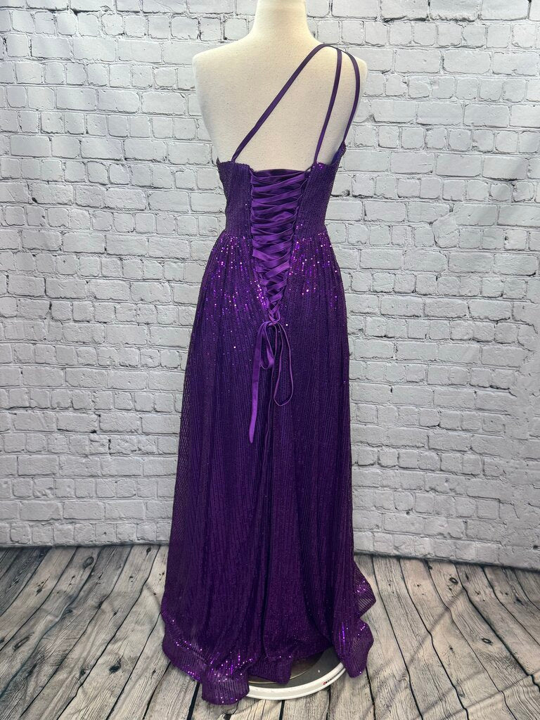 Sequin 1 Strap Pocket Dress