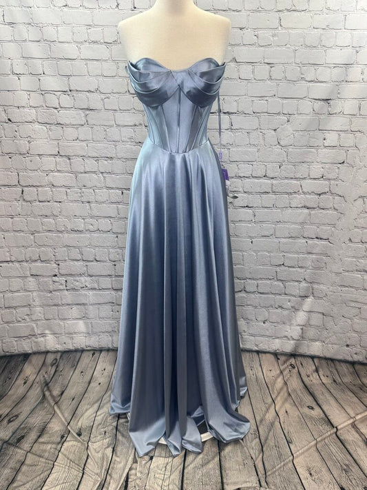 A-line corset gown