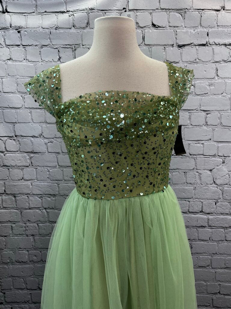 Sequin Top Off Shoulder Dress