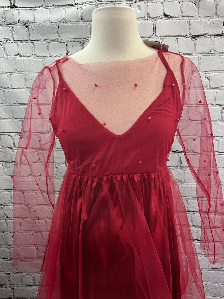 NWT Beaded Sleeve Dress