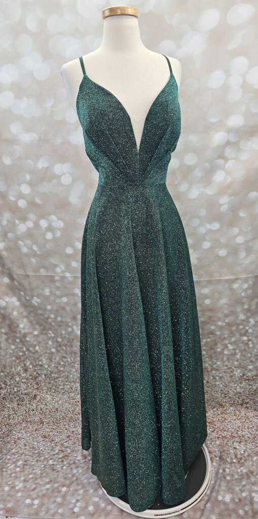 Sparkle Lace Up Pocket Dress