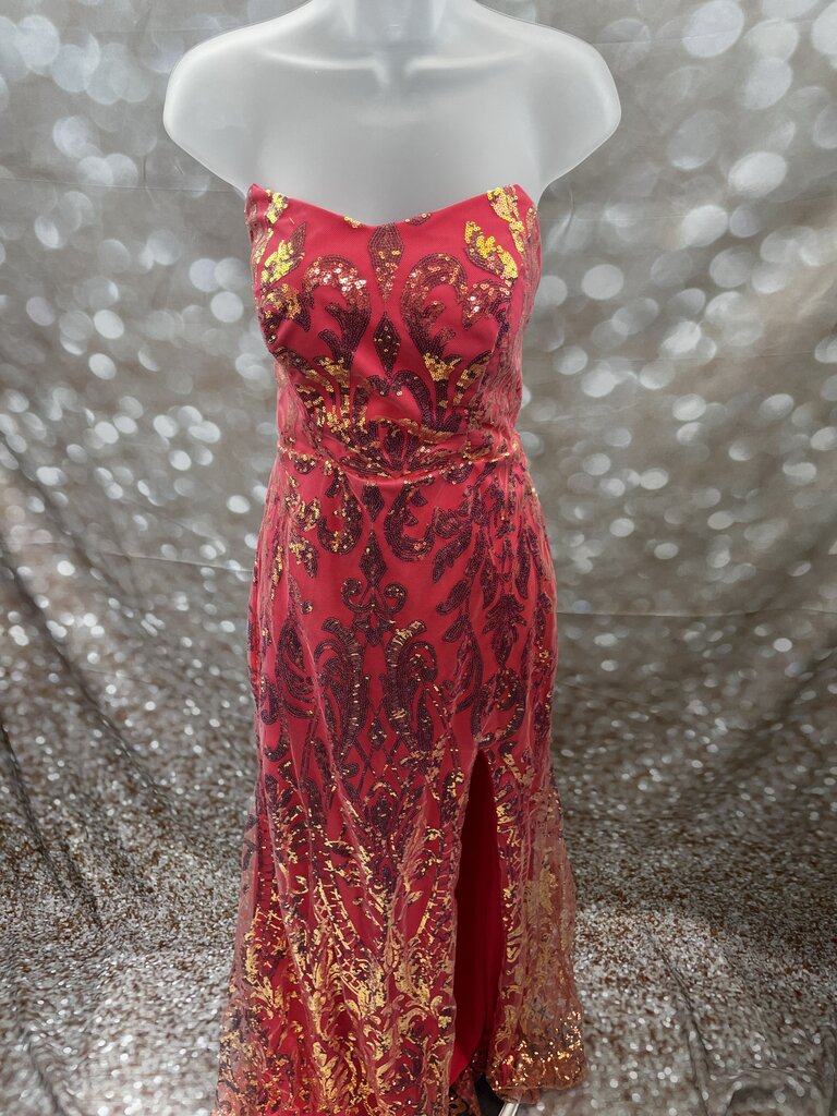 NWT Strapless Sequin Dress