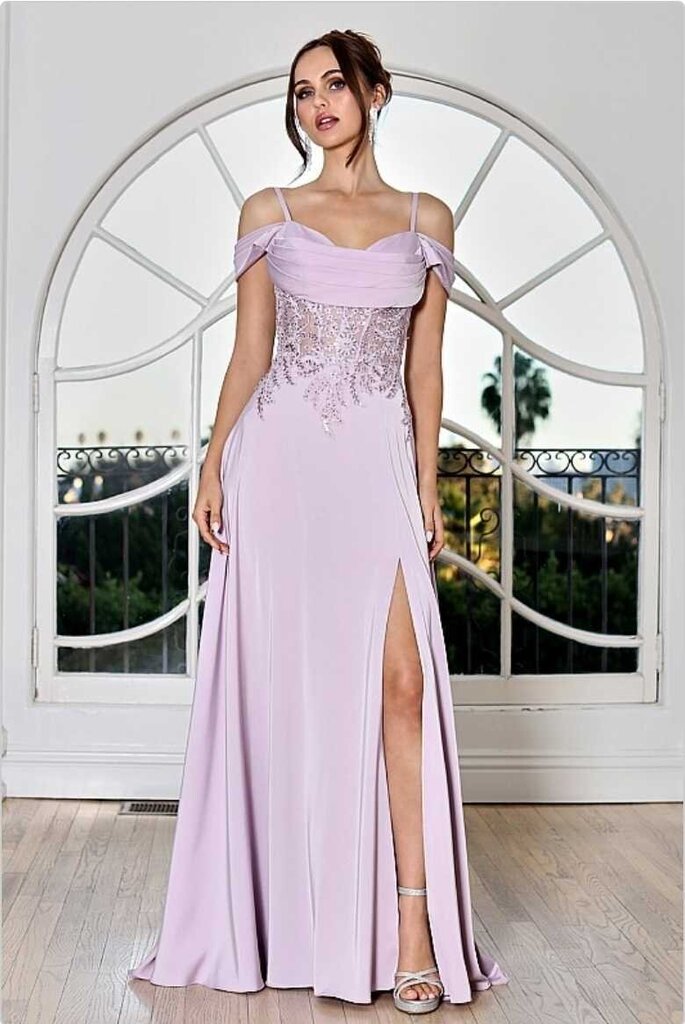 Off shoulder Aline gown