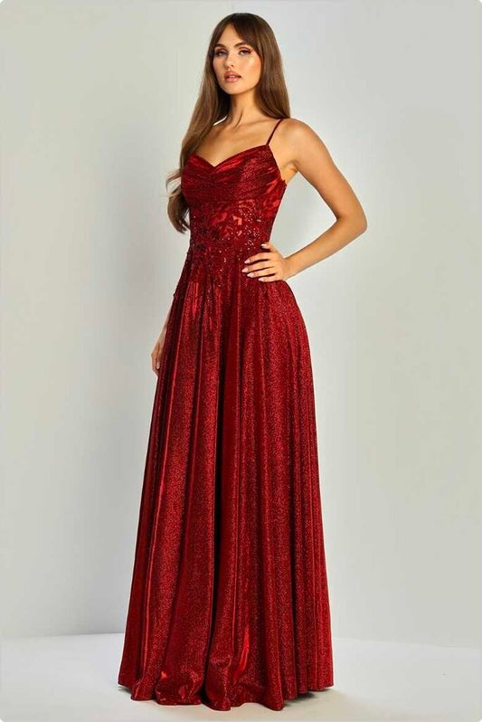 A-line gown