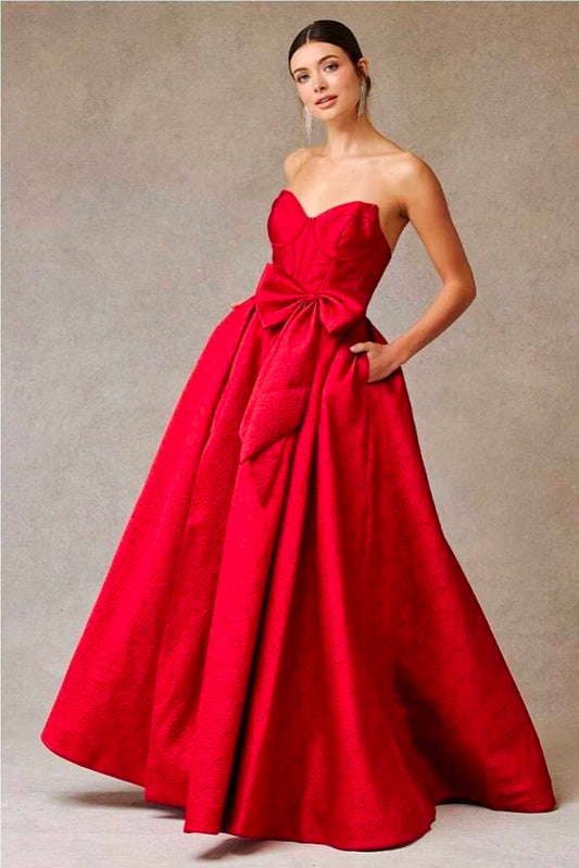 STRAPLESS A-LINE, BALLGOWN