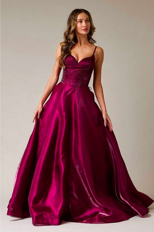 A-line corset Gown